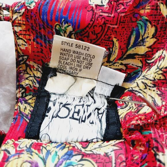 Blouse Size 12 Irene Koenig Baroque Romantic Festival Boho Retro Whimsycore Y2K - Picture 13 of 15